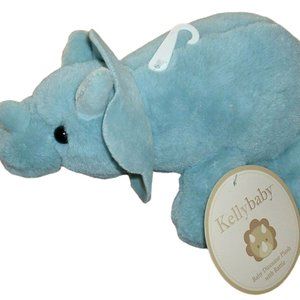 KellyBaby Kelly Baby Plush Blue Dinosaur Toy Infant Stuffed Animal Boys 14" NWT